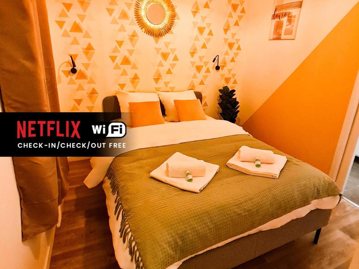 Ng Suitehome - Lille I Tourcoing Winoc - Appartement T2 - Netflix - Wifi - Cuisine - Parking Gratuit Esterno foto