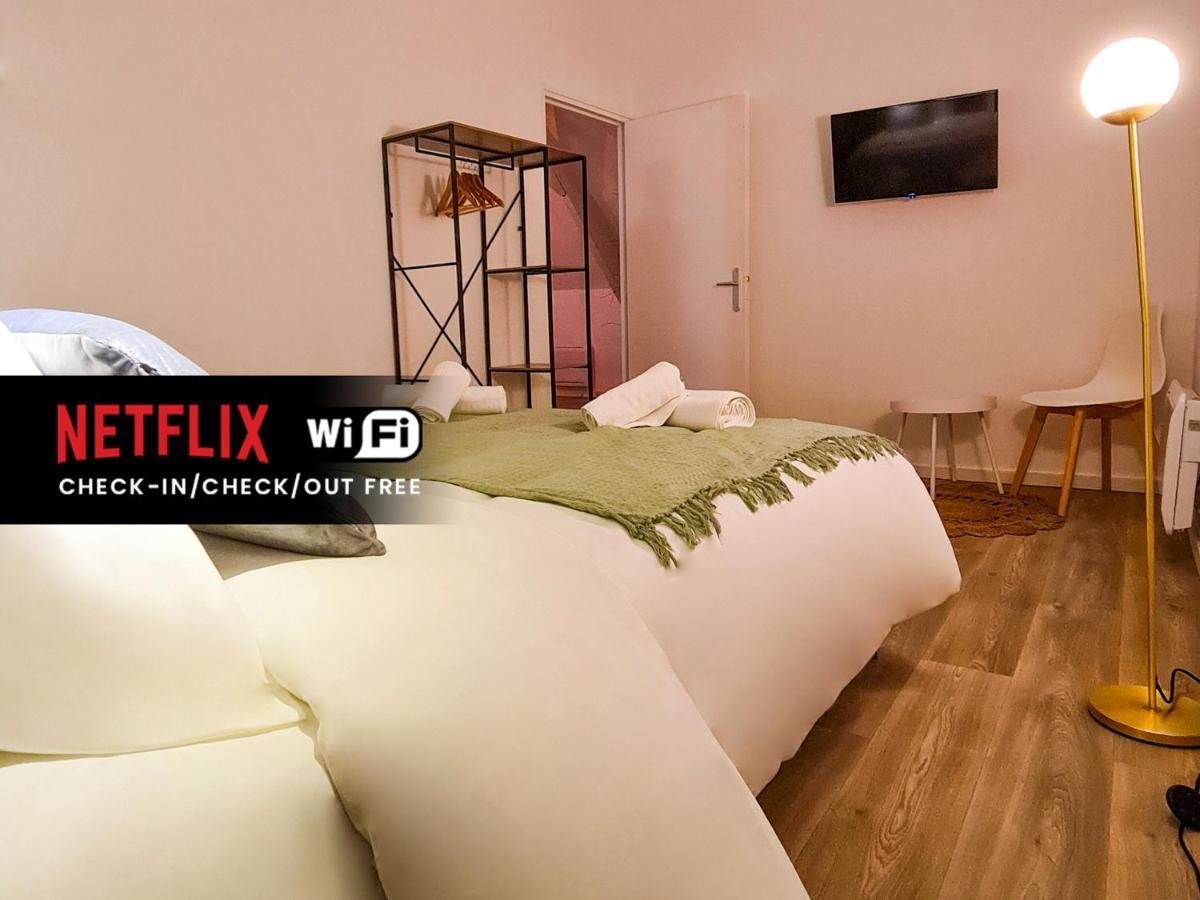 Ng Suitehome - Lille I Tourcoing Winoc - Appartement T2 - Netflix - Wifi - Cuisine - Parking Gratuit Esterno foto