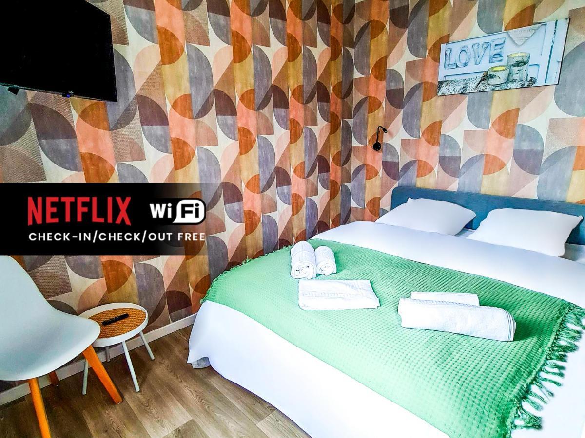 Ng Suitehome - Lille I Tourcoing Winoc - Appartement T2 - Netflix - Wifi - Cuisine - Parking Gratuit Esterno foto